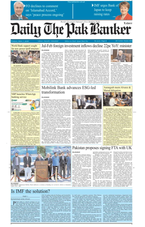 Cover of The Pak Banker