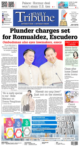 Cover of Daily Tribune (Philippines)