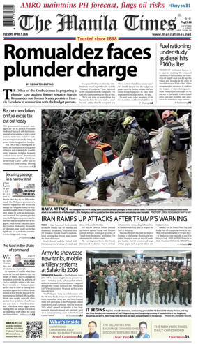 Cover of The Manila Times