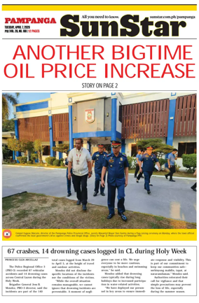 Cover of Sun.Star Pampanga