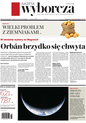Cover of Gazeta Wyborcza