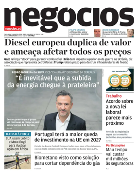 Cover of Jornal de Negocios