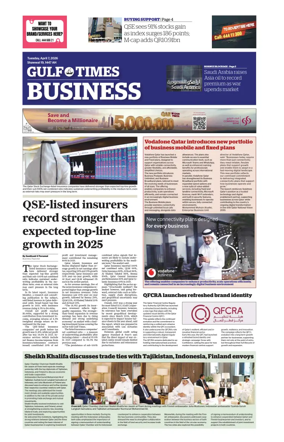 Cover of Gulf Times Business