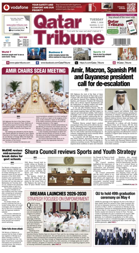 Cover of Qatar Tribune