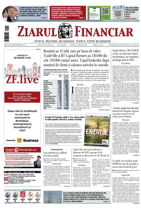Cover of Ziarul Financiar