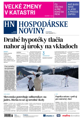 Cover of Hospodarske noviny