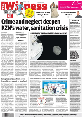 Cover of The Witness (South Africa)