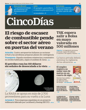 Cover of Cinco Dias