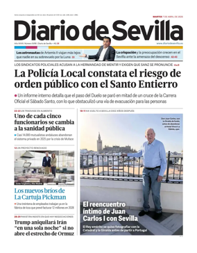 Cover of Diario de Sevilla