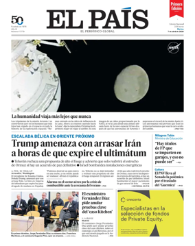 Cover of EL PAIS primera edicion