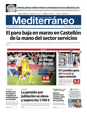 Cover of El Periodico Mediterraneo