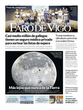 Cover of Faro de Vigo