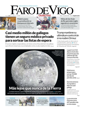 Cover of Faro de Vigo (Ourense)