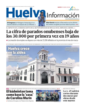 Cover of Huelva Informacion
