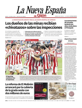 Cover of La Nueva Espana (Gijon)