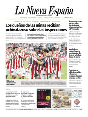 Cover of La Nueva Espana (Occidente)