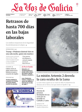 Cover of La Voz de Galicia (Carballo)