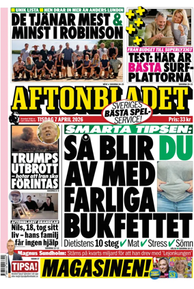 Cover of Aftonbladet
