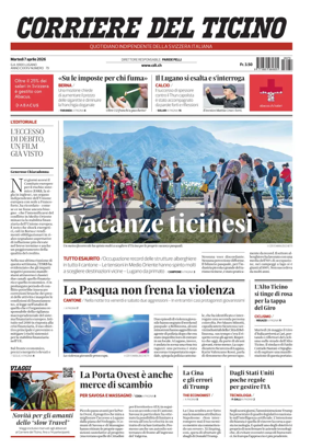Cover of Corriere del Ticino