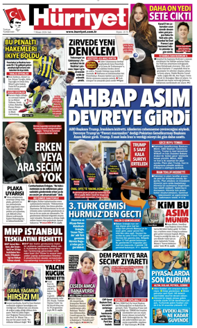 Cover of Hurriyet