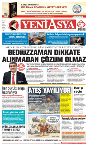 Cover of Yeni Asya