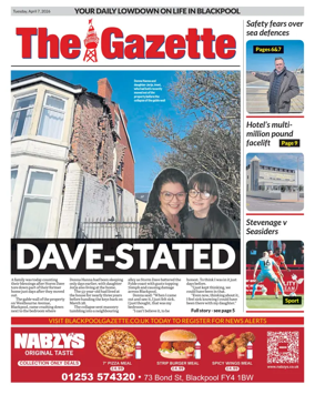 Cover of Blackpool Gazette