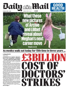 Cover of Daily Mail