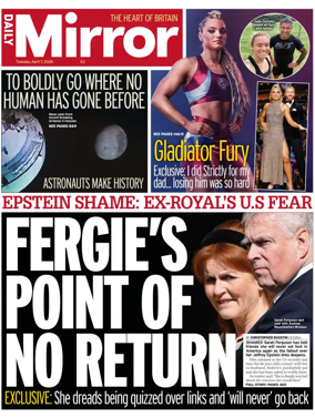 Cover of Daily Mirror