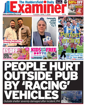 Cover of Huddersfield Daily Examiner