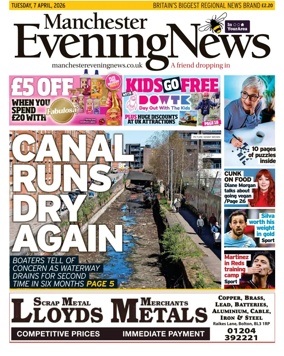 Cover of Manchester Evening News