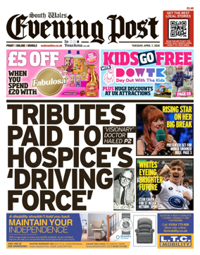 Cover of South Wales Evening Post