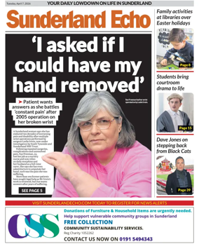Cover of Sunderland Echo
