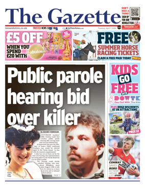 Cover of Teesside Evening Gazette