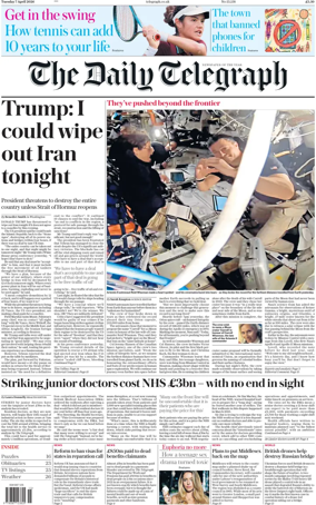 Cover of The Daily Telegraph