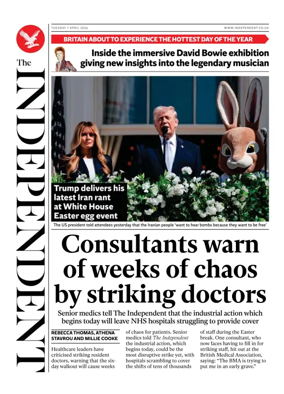 Cover of The Independent