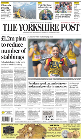 Cover of Yorkshire Post