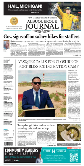 Cover of Albuquerque Journal