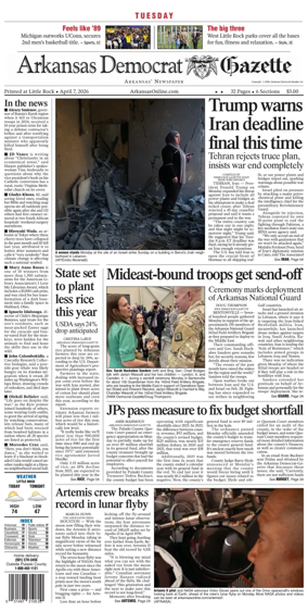 Cover of Arkansas Democrat-Gazette