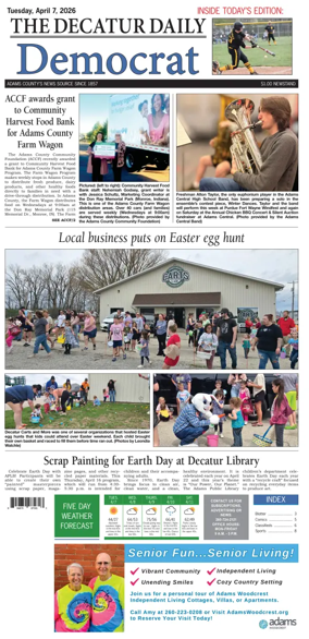 Cover of The Decatur Daily Democrat