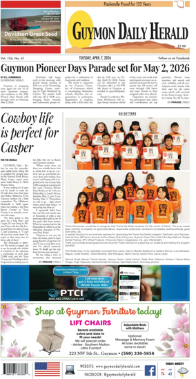 Cover of Guymon Daily Herald