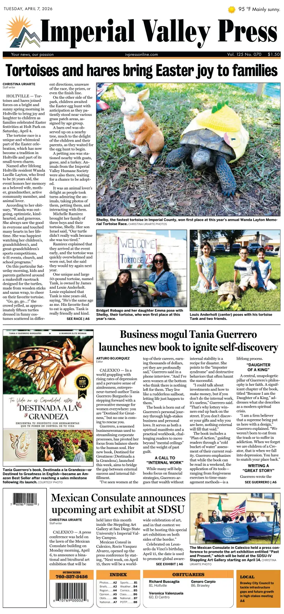 Cover of Imperial Valley Press