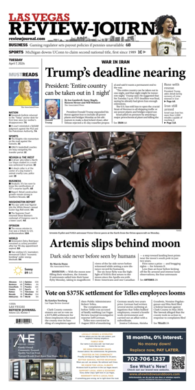 Cover of Las Vegas Review-Journal