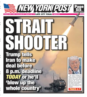 Cover of New York Post