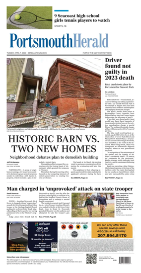 Cover of Portsmouth Herald