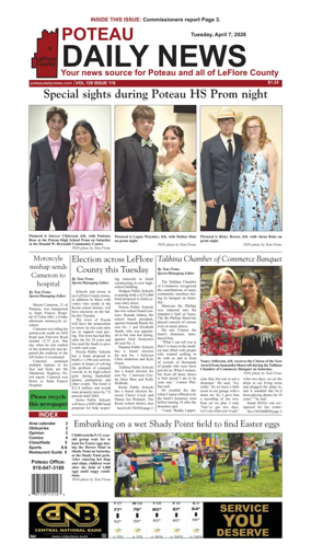 Cover of Poteau Daily News