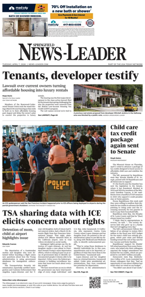 Cover of Springfield News-Leader