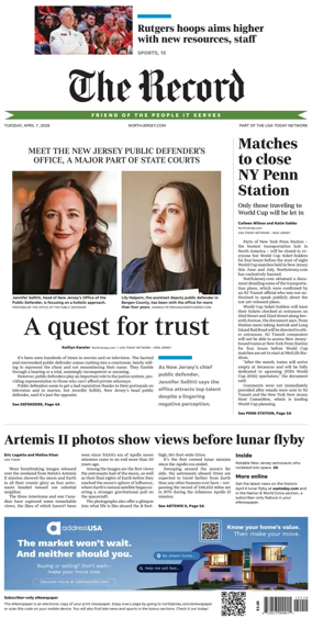 Cover of The Bergen Record