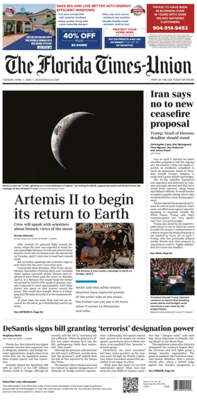 Cover of The Florida Times-Union