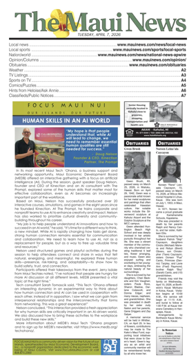 Cover of The Maui News