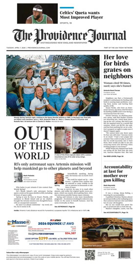 Cover of The Providence Journal